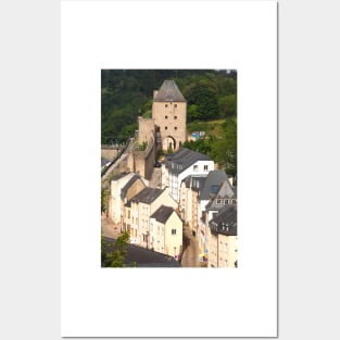 Luxembourg; City; Goal; city gate; casemates; Fortress; Dinselpuert Posters and Art